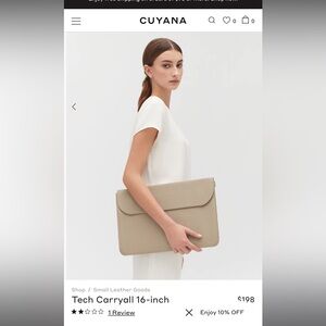 Cuyana Tech Carryall 16-inch Laptop Sleeve